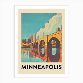 Minnesota Travel Poster Art Print