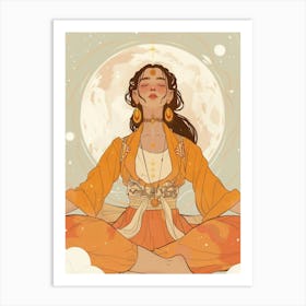 Natural Moon 1 Art Print