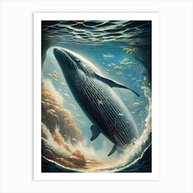 Humpback Whale Art Print