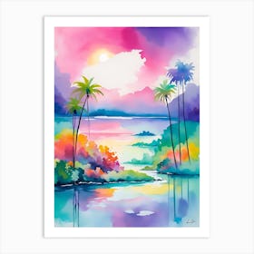 Tropical Sunset Art Print