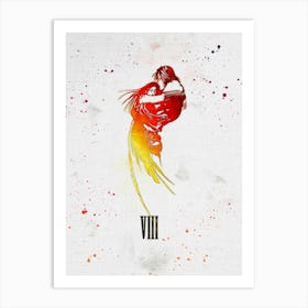 Final Fantasy Watercolor 7 Art Print