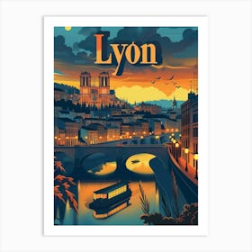 Lyon France 2 Art Print