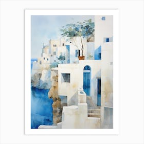 Aegean Village 3 Art Print