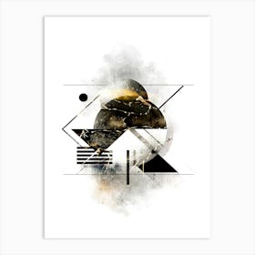 Poster Geometrical Abstraction Illustration Art 02 Art Print