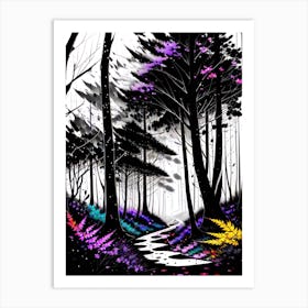 Forest Path 20 Art Print