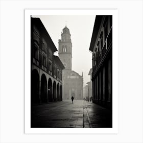 Pavia, Italy,  Black And White Analogue Photography  2 Art Print