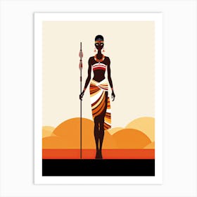 Spirit of the African Tribe Art Print