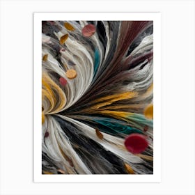 The Essence Of Emotions Amidst Chaos Art Print