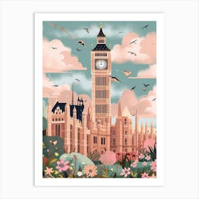 The Palace Of Westminster, London 3 Art Print