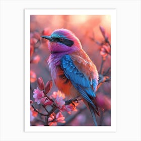 Colorful Bird 3 Art Print