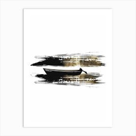 Boat In The Water 8 Art Print