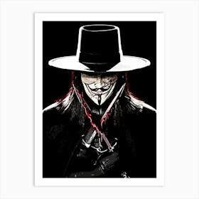 V For Vendetta movie 5 Art Print