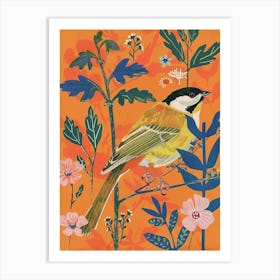 Spring Birds Carolina Chickadee 1 Art Print