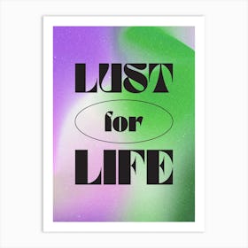 Lust For Life, Iggy Pop Art Print