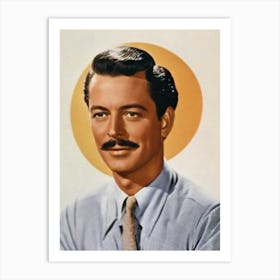 Don Ameche Retro Collage Movies Art Print