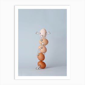 Balance Life , Photography Cartoon Illustration Art Print