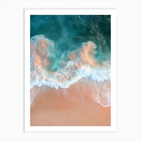 Aerial View Of The Ocean 1 Art Print