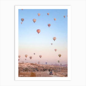 Air Balloons, Oil Painting Art Print