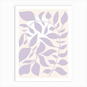 Pastel Plant Art Print