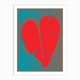 Breaking Heart Art Print