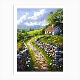 Rolling Hills Of Ireland 15 Art Print