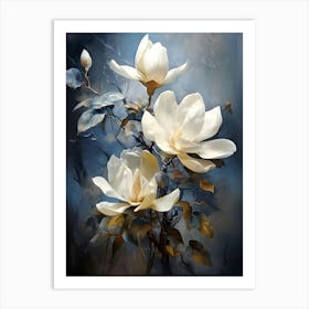 Magnolias 1 Art Print