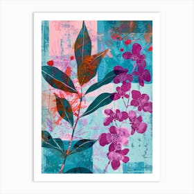 Pink Orchids Art Print