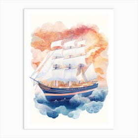 Sailing Ship 3 Art Print