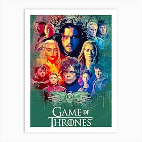 Game of Thrones 2 Art Print