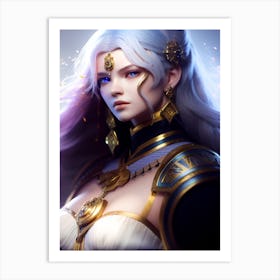 Elara Pearl Art Print