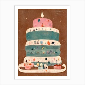 M First Birthday Art Print