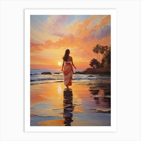 Hawaiian Sunset Art Print