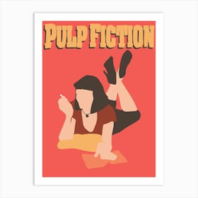 Pulp Fiction Minimalist 1 Art Print