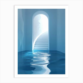 Watery Doorway Art Print