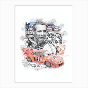 Paul Newman Art Print