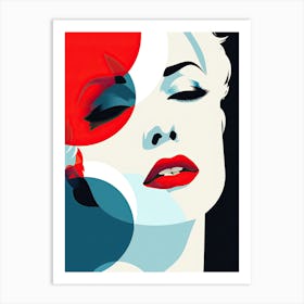 Naomi, Pop art Art Print