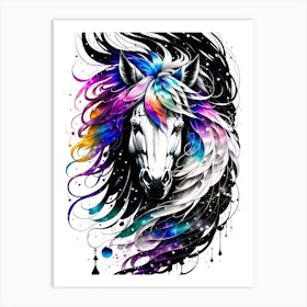 Horse Painting 1 Art Print