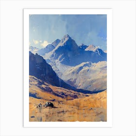 Scottish Mountains 2 Art Print