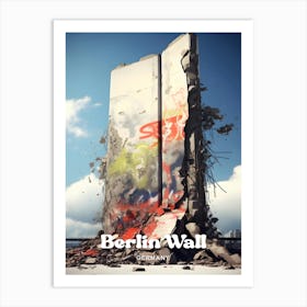 Berlin Wall Germany Graffiti History Travel Art Art Print