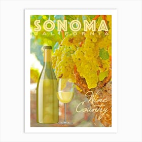 Sonoma California Art Print