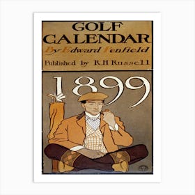 Golf Calendar (1899) , Edward Penfield 1 Art Print