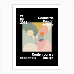 Geometric Design Archive Poster 50 Art Print