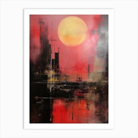 Sunset City 1 Art Print