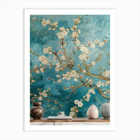 Blossoming Almond Tree 4 Art Print