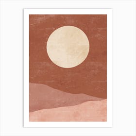 Desert Landscape 3 Art Print