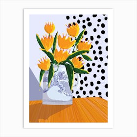 Tulips In A Vase 1 Art Print