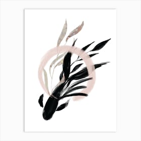 Delicate Floral Fish Art Print