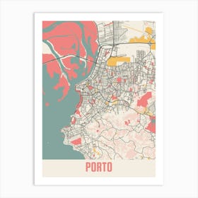 Porto Map Poster Art Print