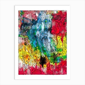 Abstract Painting. Modern painting Art Print