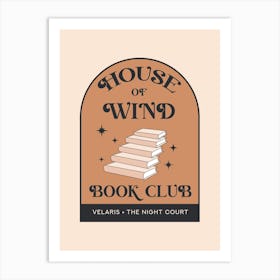 House of Wind Book Club ACOTAR Art Print